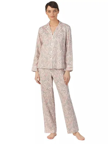 Lauren Ralph Lauren Classic Paisley Shirt Pyjama Set, Multi - Multi - Female