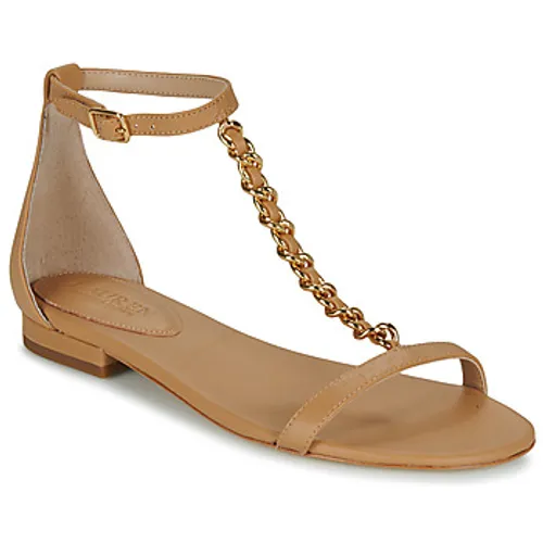 Lauren Ralph Lauren  ELISE-SANDALS-FLAT SANDAL  women's Sandals in Beige