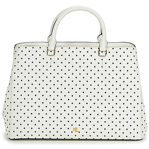 Lauren Ralph Lauren  HANNA 37-SATCHEL-LARGE  women's Handbags in White