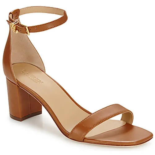 Lauren Ralph Lauren  LOGAN-SANDALS-HEEL SANDAL  women's Sandals in Brown