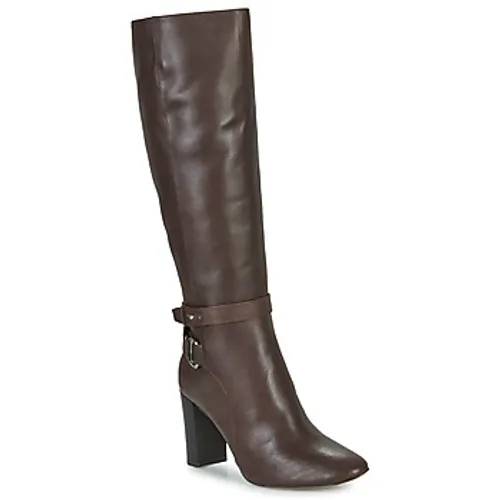 Lauren Ralph Lauren  MAKENNA-BOOTS-TALL BOOT  women's High Boots in Brown