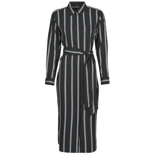 Lauren Ralph Lauren  RYNETTA-LONG SLEEVE-CASUAL DRESS  women's Long Dress in Black
