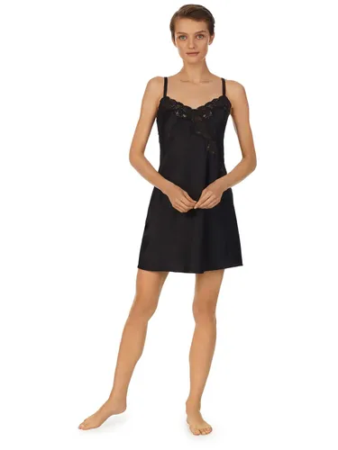 Lauren Ralph Lauren Satin Chemise Night Dress, Black - Black - Female