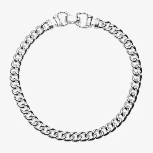 Lauren Ralph Lauren Silver Curb Chain Bracelet 14B00308