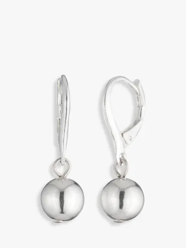Lauren Ralph Lauren Simple Ball Drop Earrings - Silver - Female