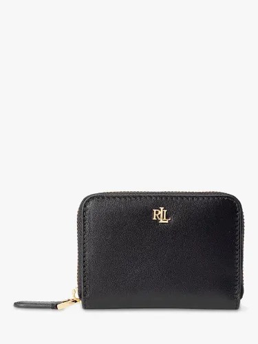 Lauren Ralph Lauren Small Leather Zip Around Wallet - Black - Female