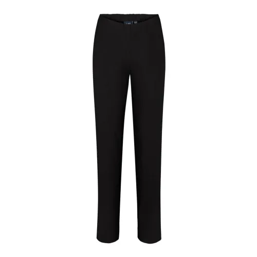 LauRie , Black Straight Trousers EcoVero Quality ,Black female, Sizes:
