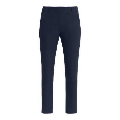 LauRie , Navy Slim Crop Trousers Elizabeth ,Blue female, Sizes: