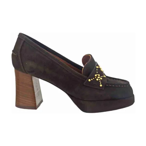 L'Autre Chose , Elegant Decolleté Shoes ,Black female, Sizes: