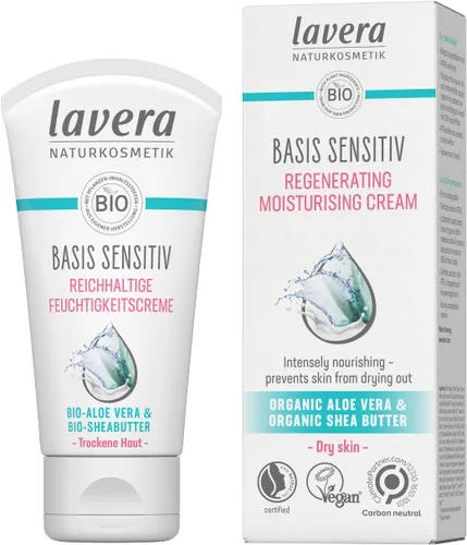 lavera basis sensitiv Rich Moisturising Cream - with