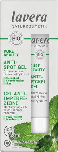 lavera PURE BEAUTY Anti-Spot Gel - organic mint and natural