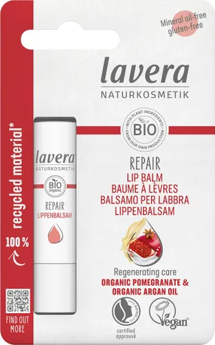 lavera Repair Lip Balm - Protects against dehydration -
