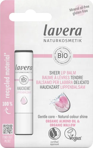 lavera Sheer Lip Balm - for long-lasting and intensive care