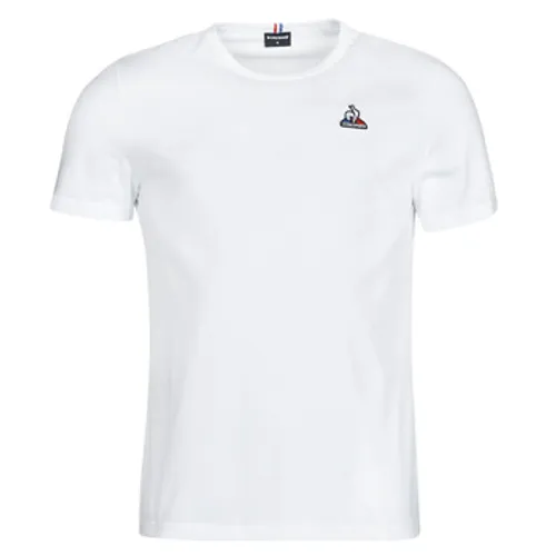 Le Coq Sportif  ESS TEE SS N°4 M  men's T shirt in White