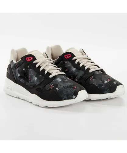 Le Coq Sportif R900 Winter Floral Lace-Up Black Synthetic Womens Trainers 1620214