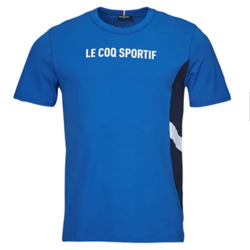 Le Coq Sportif  SAISON 1 TEE SS N°2 M  men's T shirt in Blue