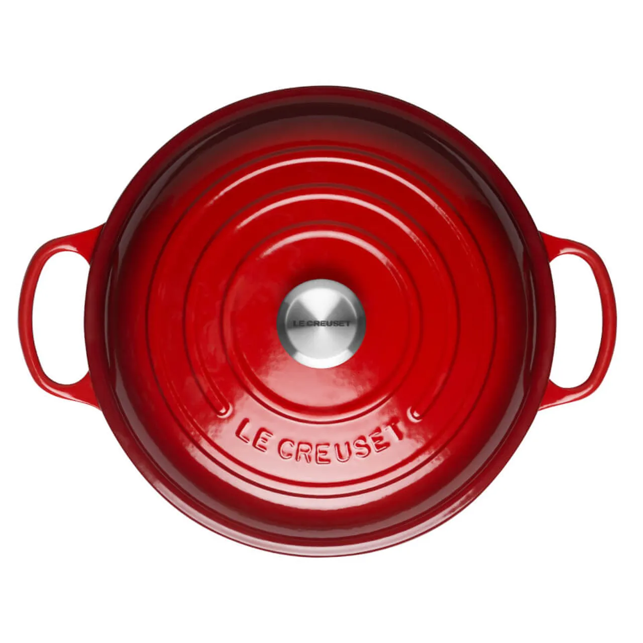 Le Creuset Signature Cast Iron Shallow Casserole Dish - 30cm - Cerise