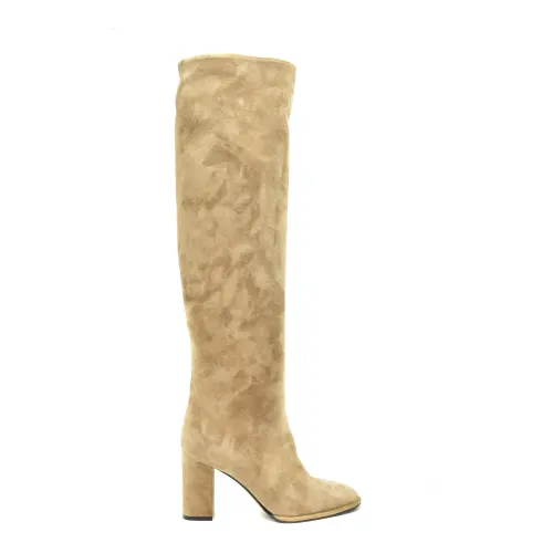 Le Silla , Fashionable Over-the-Knee Boots ,Beige female, Sizes: