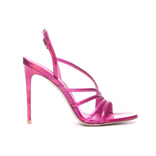 Le Silla , Fuchsia Scarlet Pump Sandals ,Pink female, Sizes: