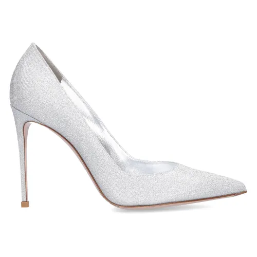 Le Silla , Sophisticated Budapester Style Pumps ,Gray female, Sizes: