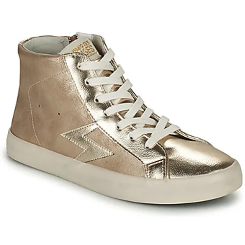 Le Temps des Cerises  SOHO  women's Shoes (High-top Trainers) in Gold