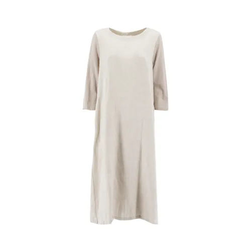 Le Tricot Perugia , Summer Dress ,Beige female, Sizes: