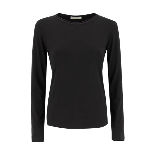 Le Tricot Perugia , Sweater ,Black female, Sizes: