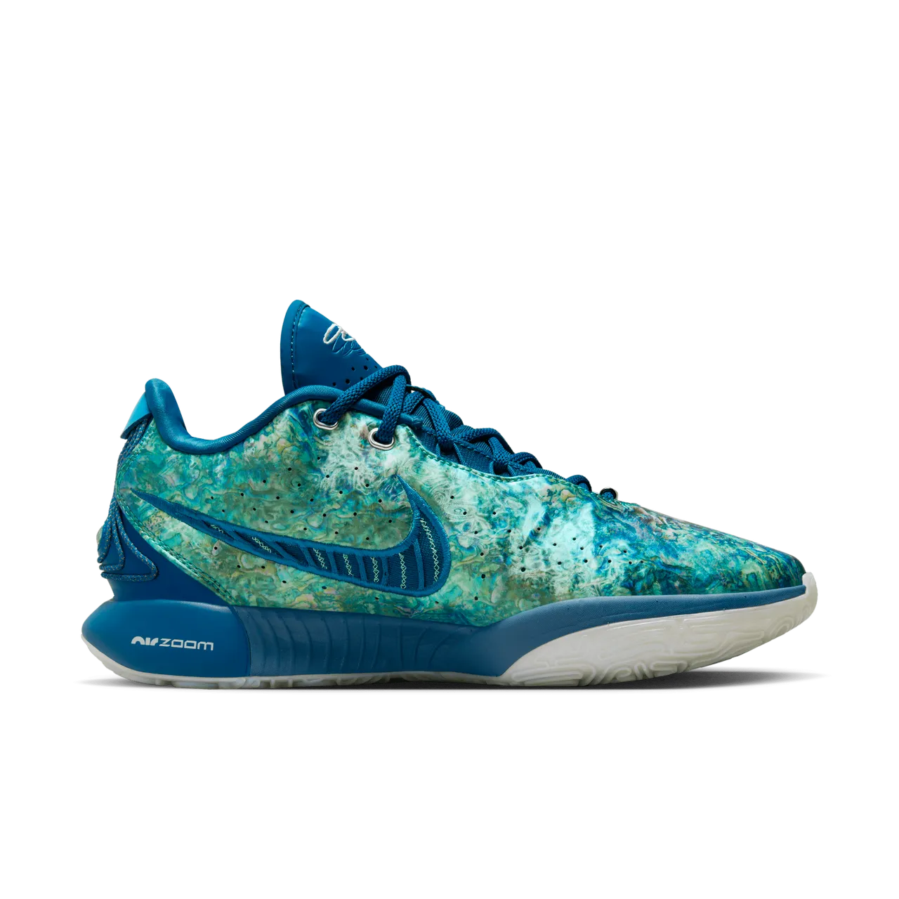 LeBron XXI 'Abalone' Basketball Shoes - Blue