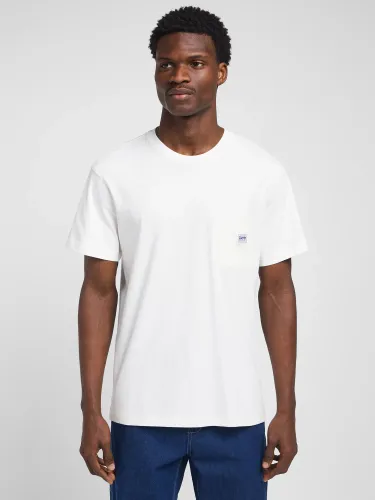 Lee Cotton T-Shirt, Bright White - Bright White - Male