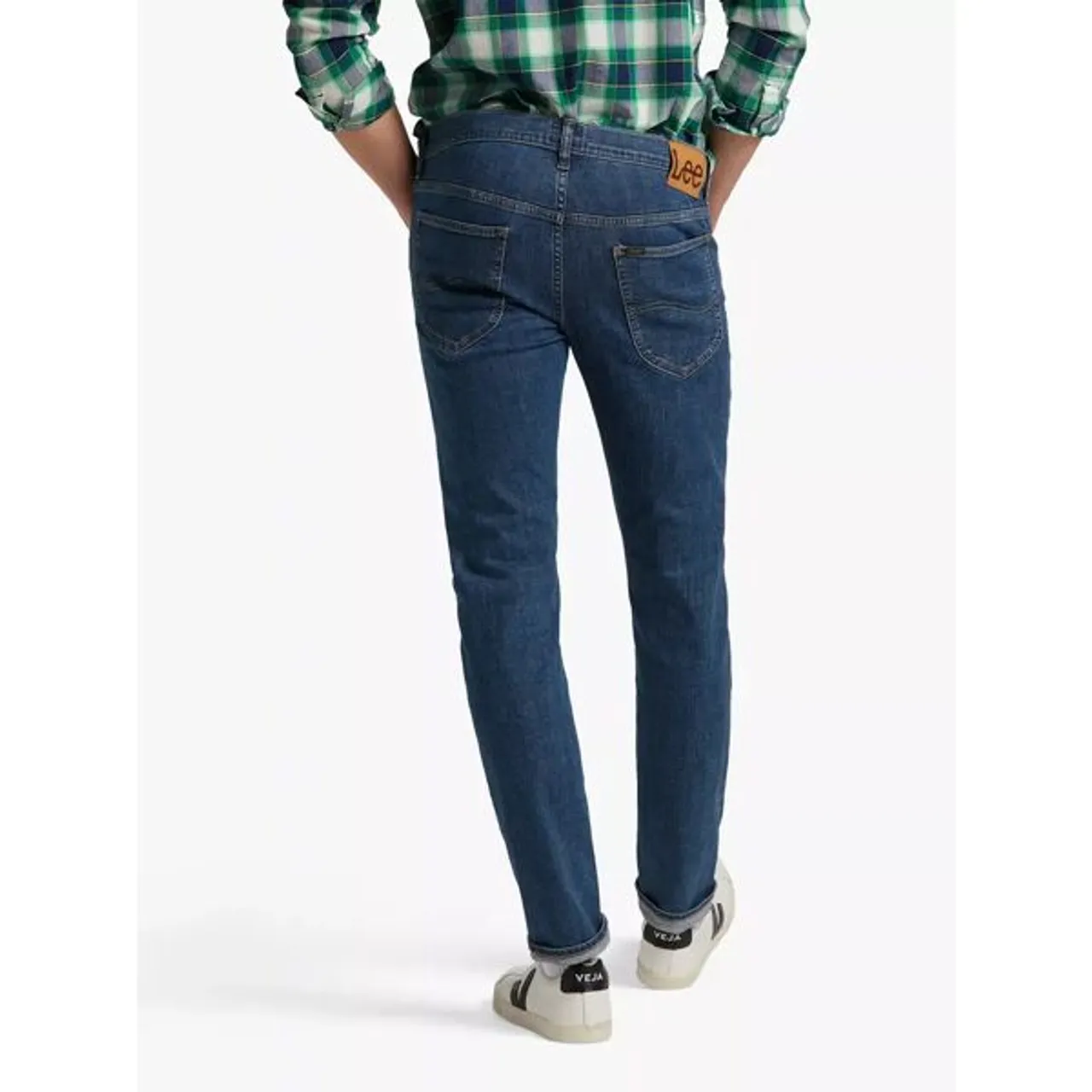 Lee Daren Straight Leg Denim Jeans, Blue - Blue - Male