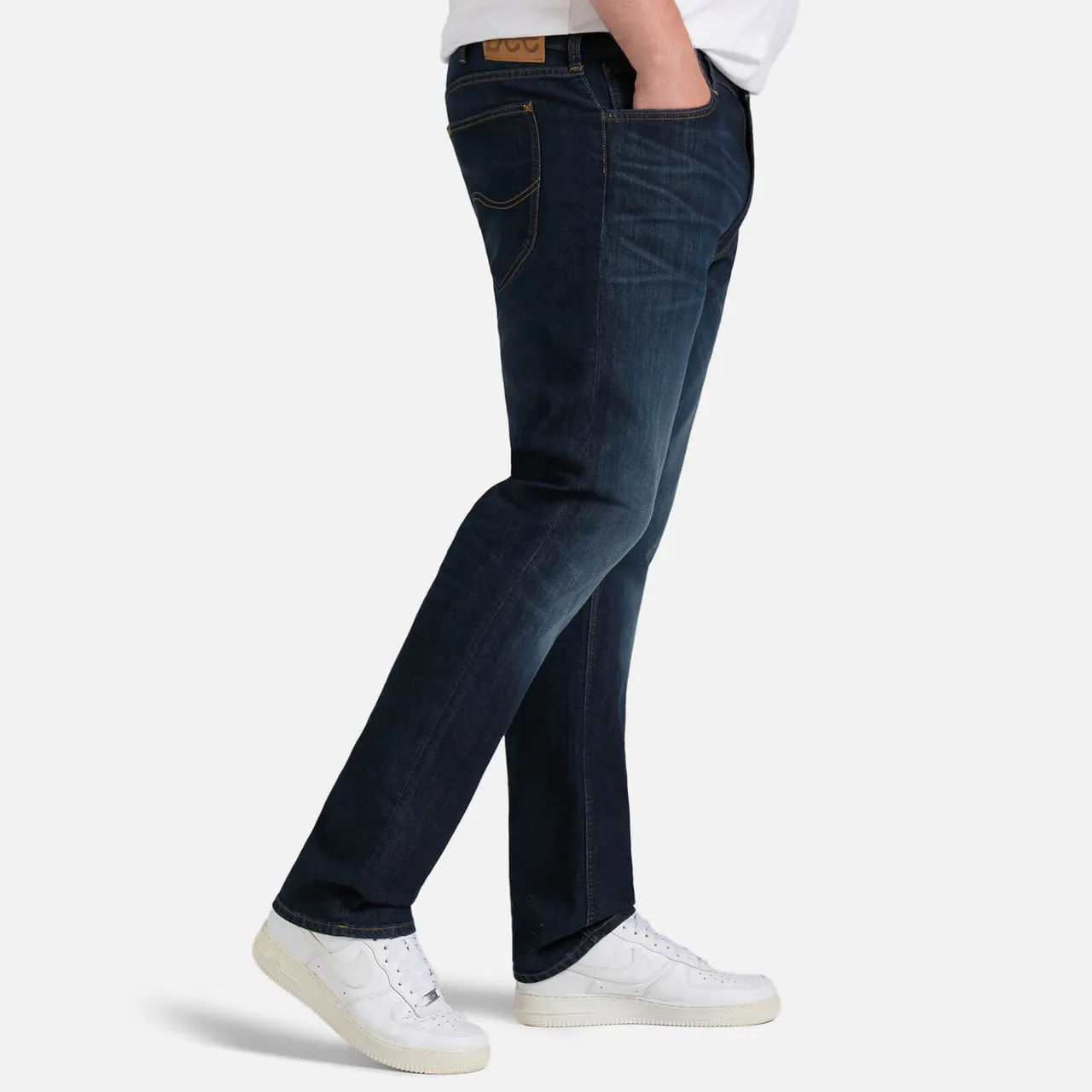 Lee Daren Stretch-Denim Straight-Leg Jeans