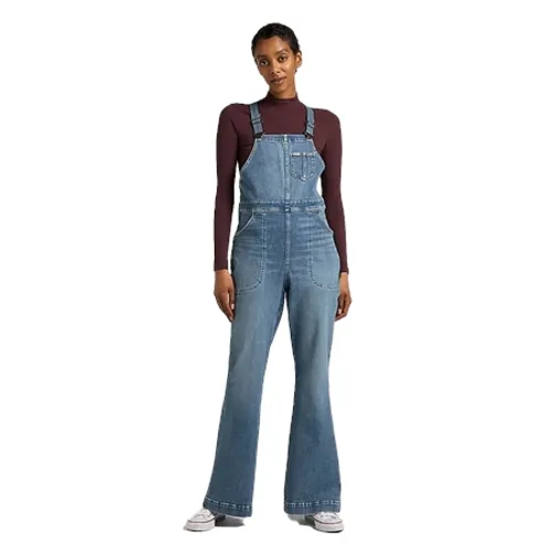 Lee Factory Flare Dungarees - Downtown