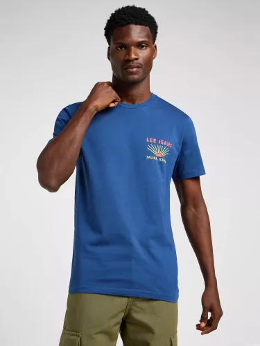 Lee Graphic T-Shirt, Blue - Blue - Male