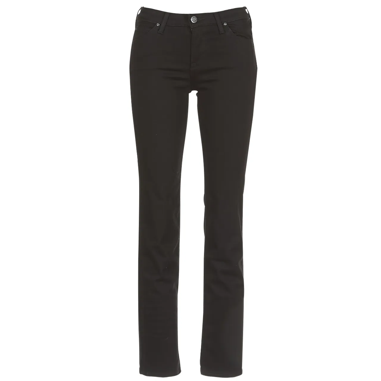 Lee  MARION STRAIGHT  women's Jeans in Black