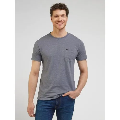 Lee Mens Taint Grey Ultimate Pocket T-Shirt