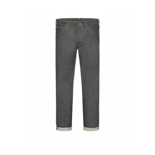 Lee , Premium Standard Fit Jeans with Japanese Selvedge and Fabric ,Blue male, Sizes: