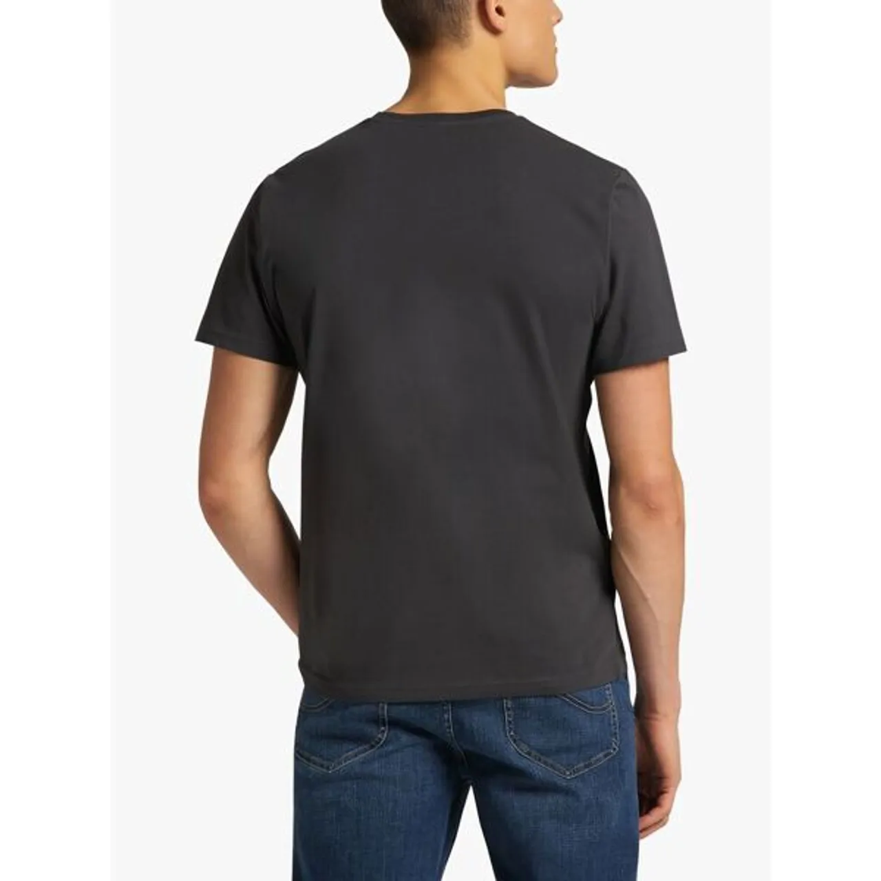 Lee Regular Fit Cotton Logo T-Shirt - Black - Male