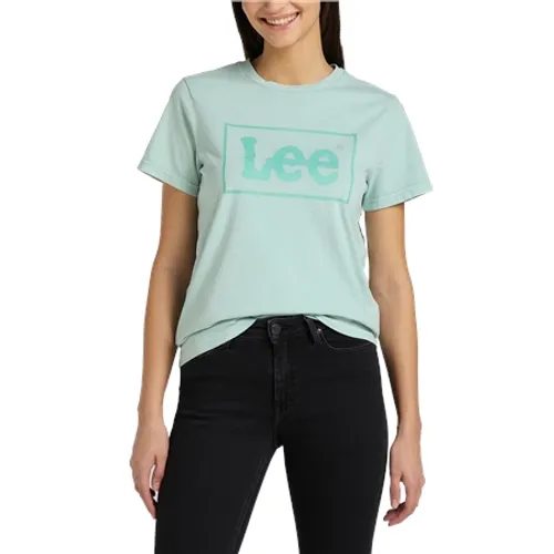 Lee Regular Graphic T-Shirt- Sea Green
