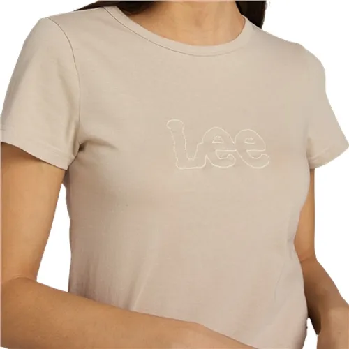 Lee Shrunken T-Shirt- Oxford Tan