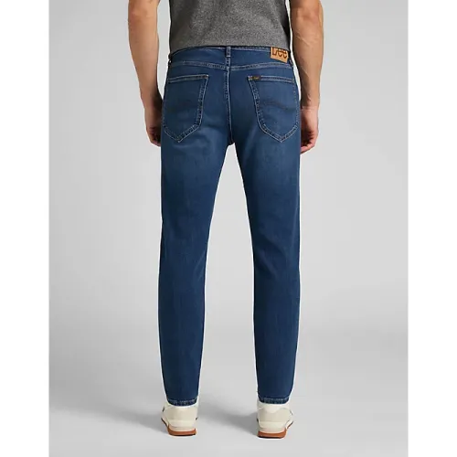 Lee , Slim Fit High Waist Jeans with Zip Fly ,Blue male, Sizes: