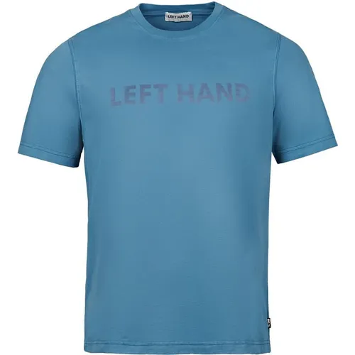 LEFT HAND Lfthnd Ss Logo Tee Sn41 - Blue