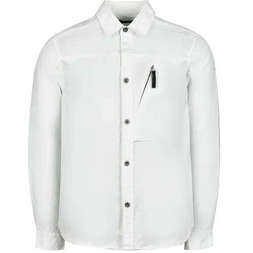 LEFT HAND Lfthnd Zip Pkt Shirt Sn41 - White