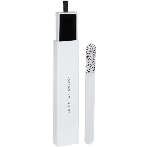 LEIGHTON DENNY Crystal Nail File with Eco Case - SNOW