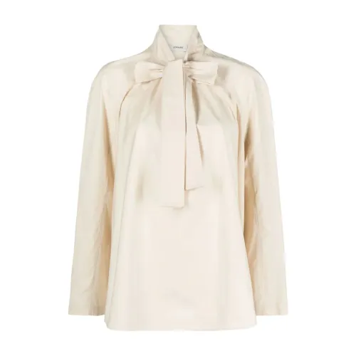 Lemaire , Ascot blouse ,White female, Sizes: