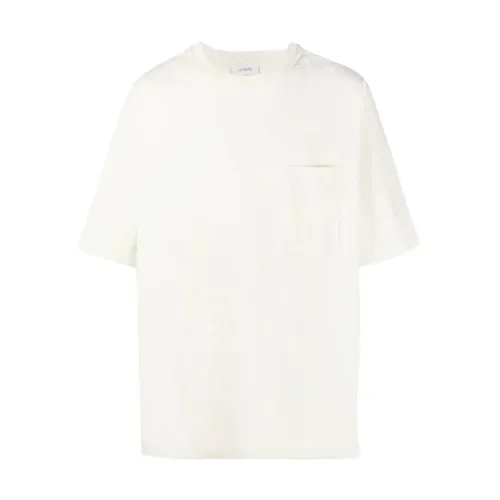 Lemaire , Boxy T-Shirt Misty Ivory ,White male, Sizes: