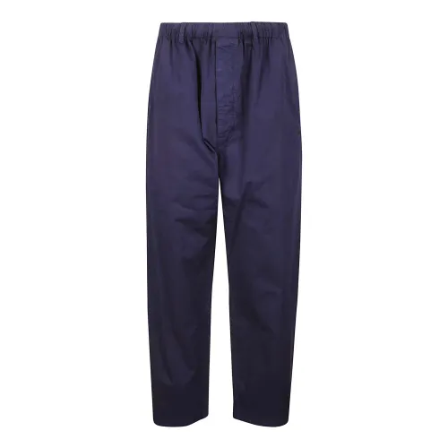Lemaire , Trousers ,Blue male, Sizes: