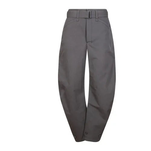 Lemaire , Trousers ,Gray female, Sizes: