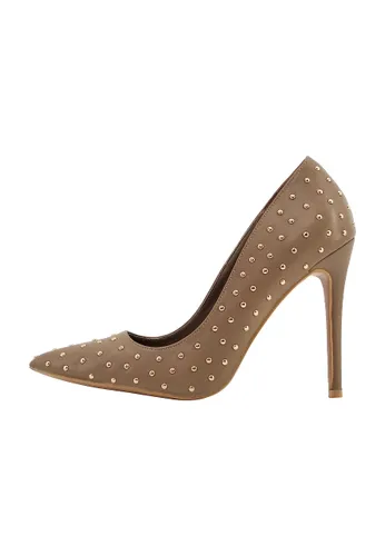 LEOMIA Women's Pumps with Rivets