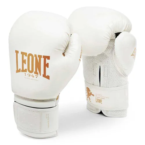 LEONE 1947, Black Edition Boxing Gloves, Black&White