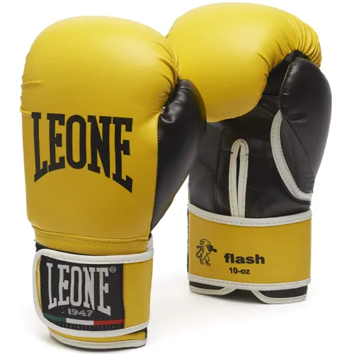 LEONE 1947, Flash Boxing Gloves, Unisex Adult, Yellow, 10